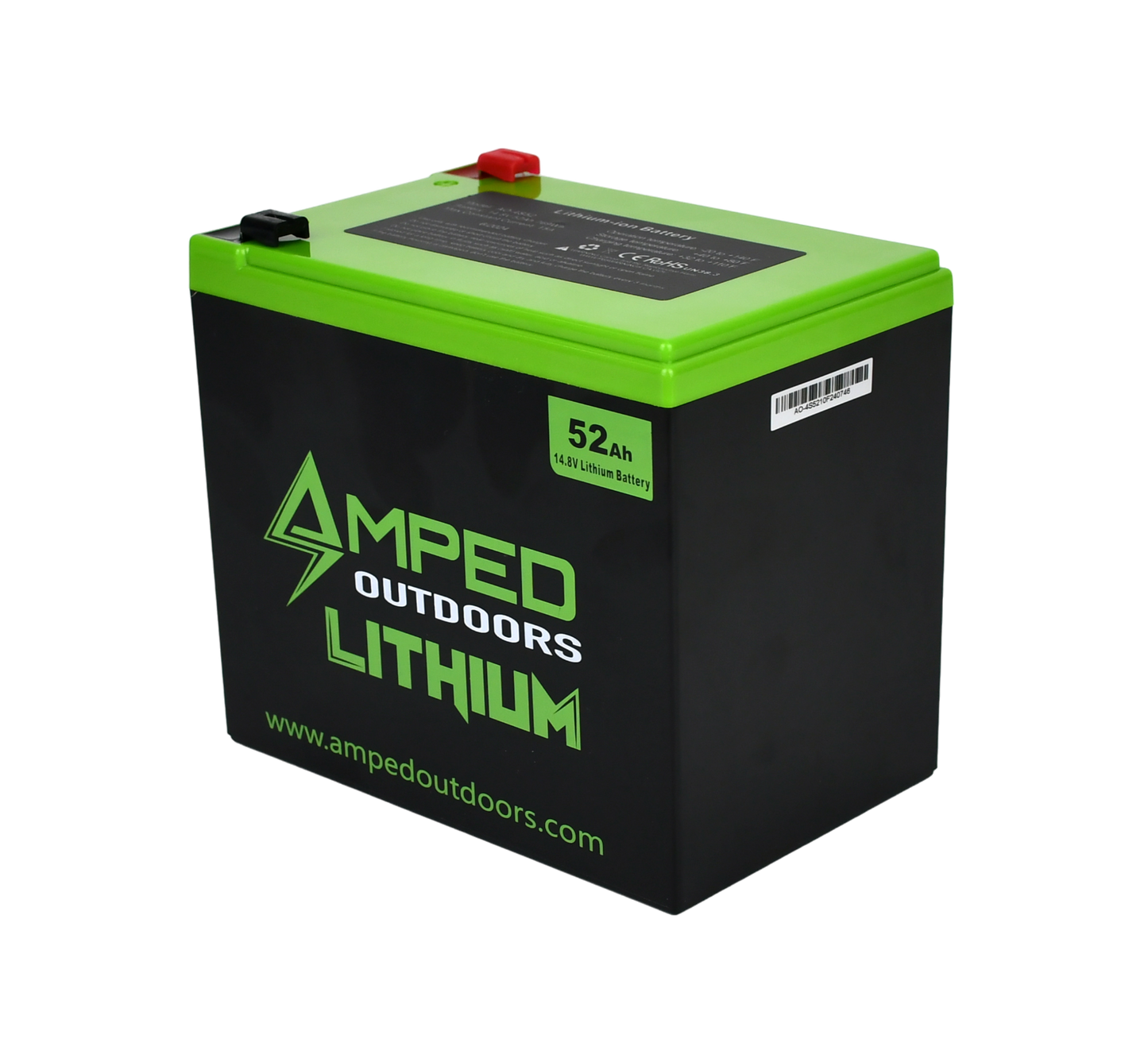 52Ah Lithium Battery (14.8V NMC) with Charger (Bluetooth)