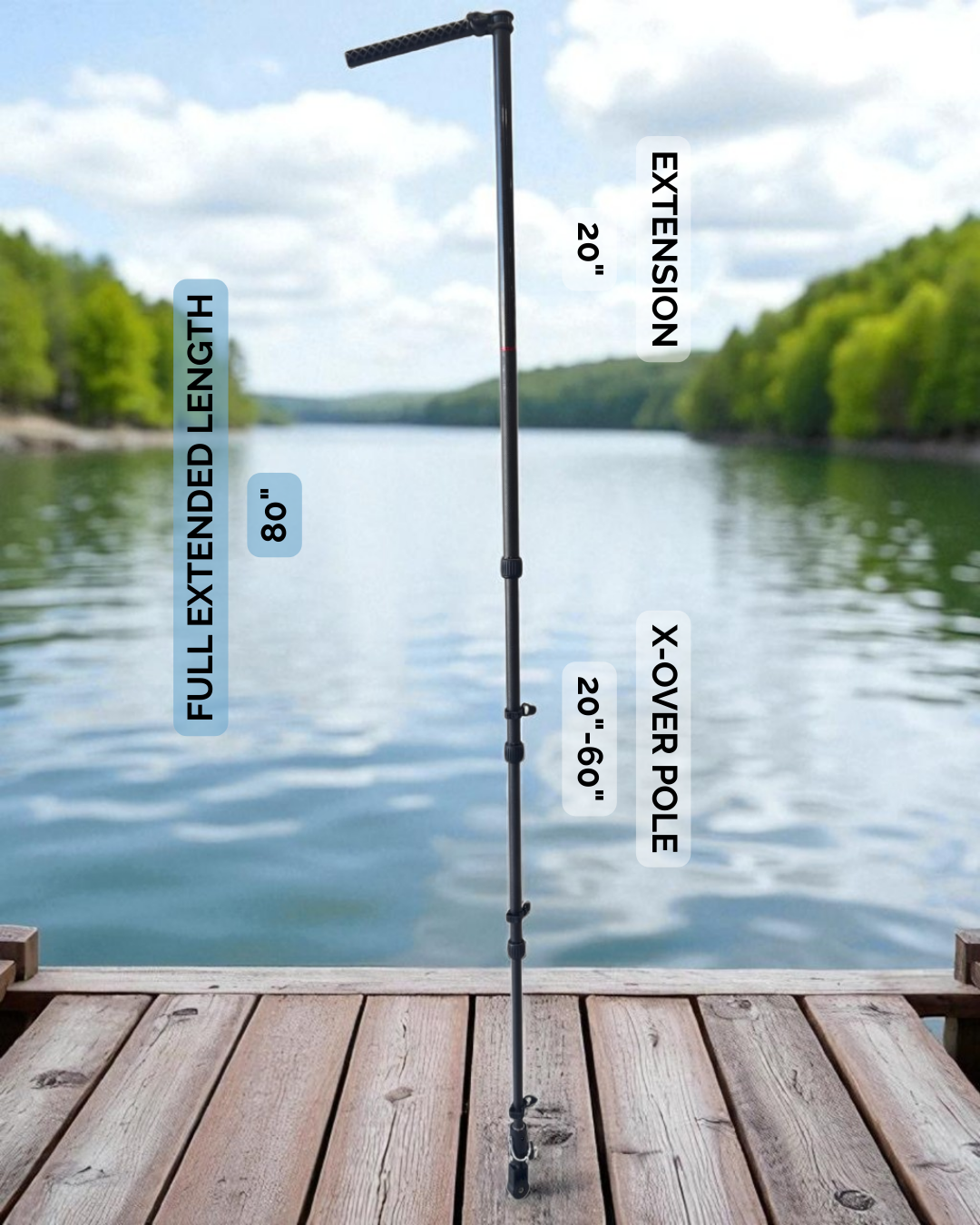 HDI X-OVER Carbon 20" Pole Extension