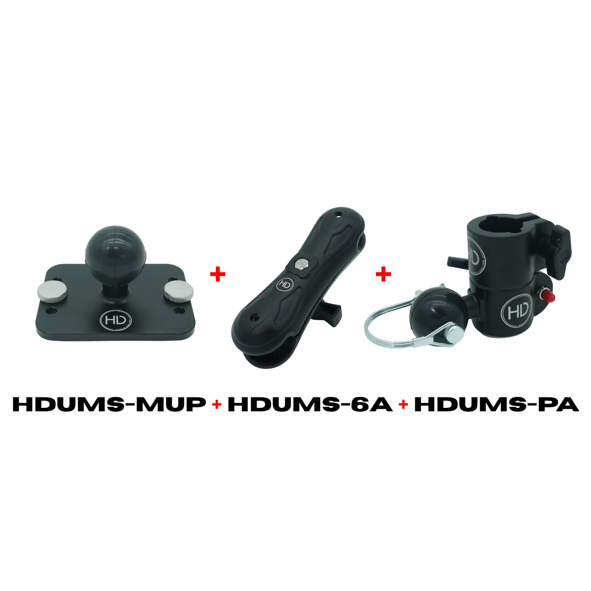 HDI UMS COMBO 6" ARM + POLE ADAPTER + MULTI USE PLATE (HDUMS-MUP-6A)