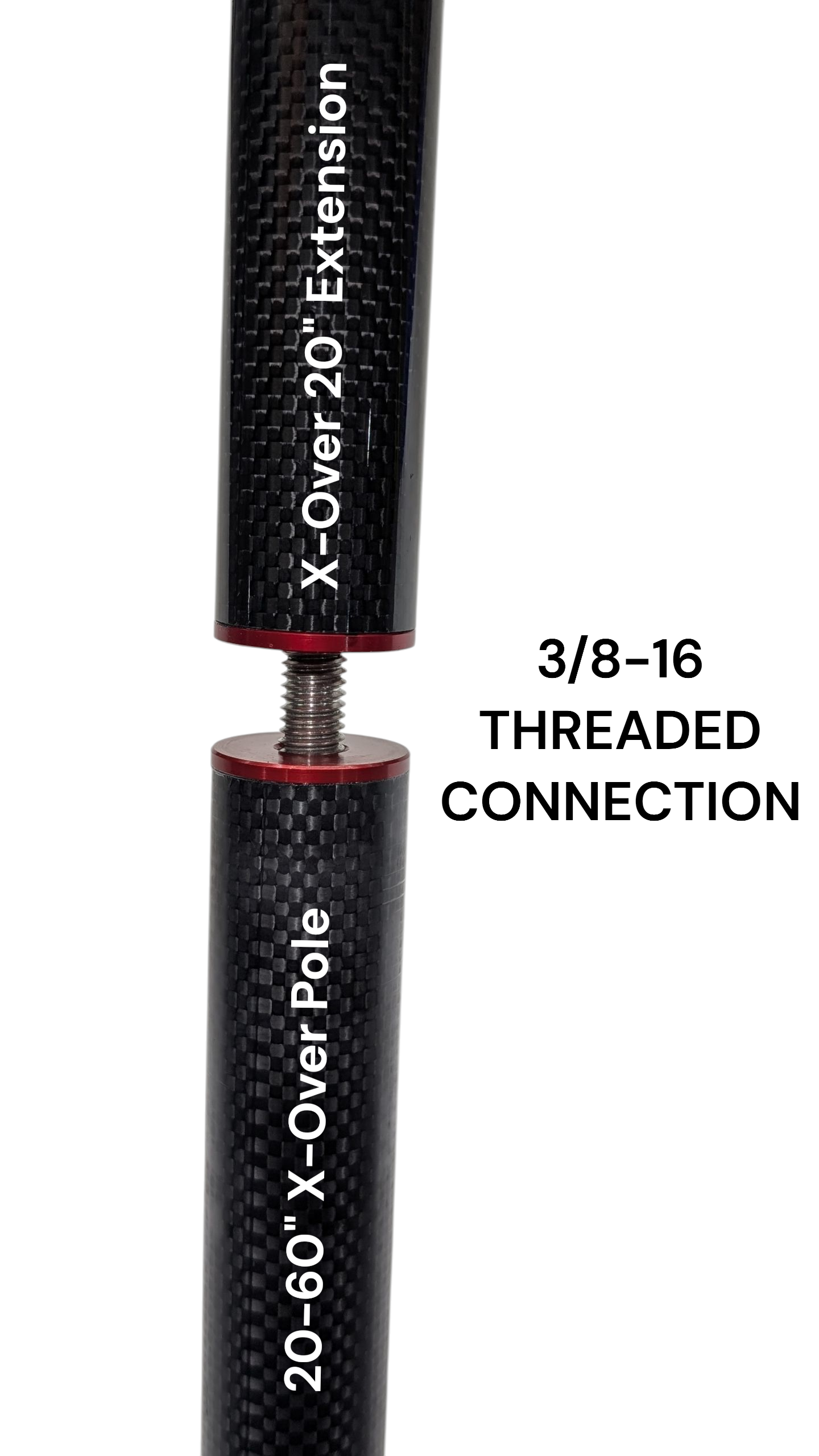 HDI X-OVER Carbon 20" Pole Extension