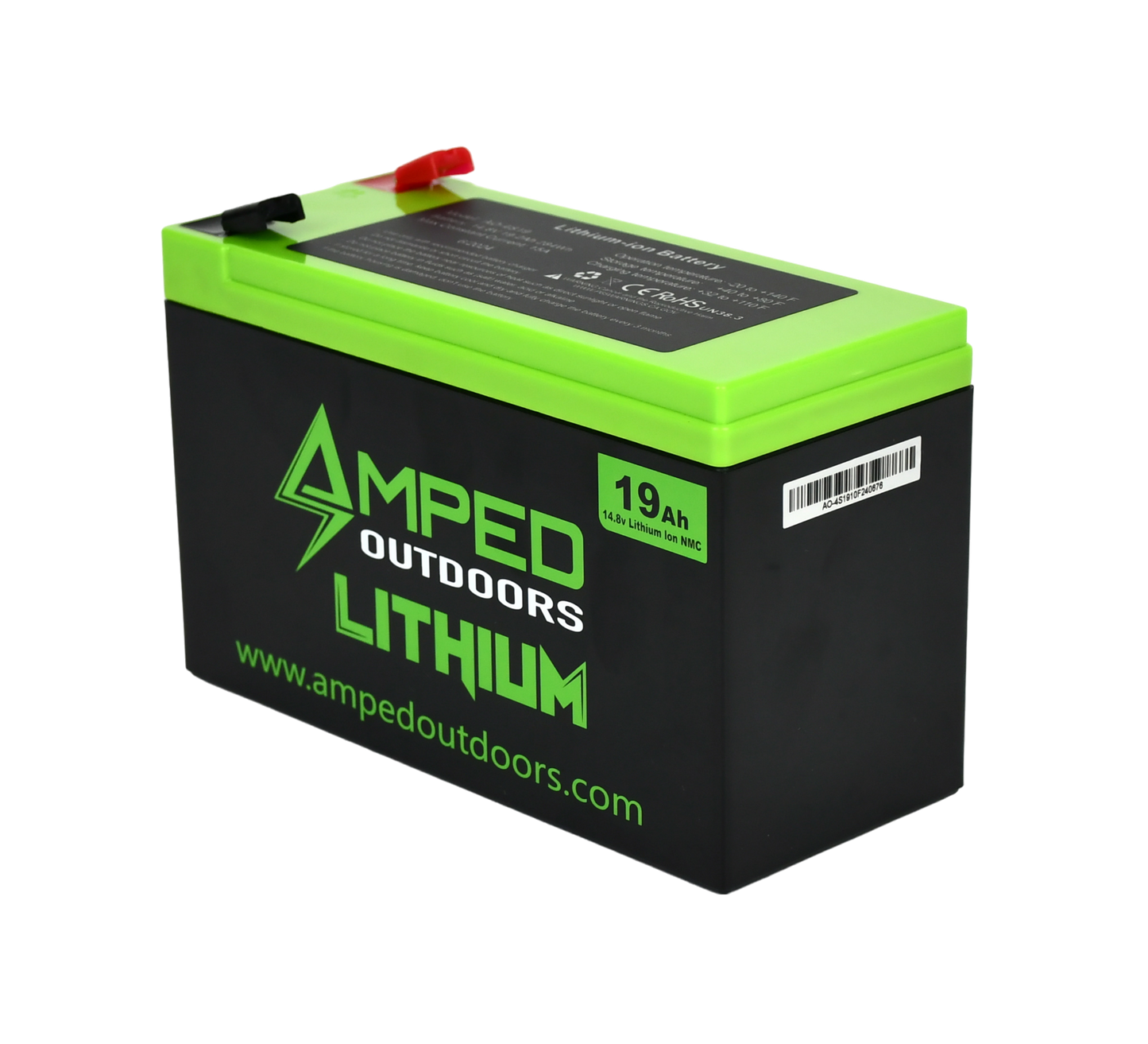 19Ah Lithium Battery (14.8V NMC) with Charger