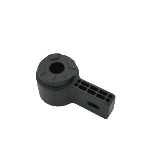 HDI ActiveTarget 2XL transducer mount adapter shown from a high side angle.