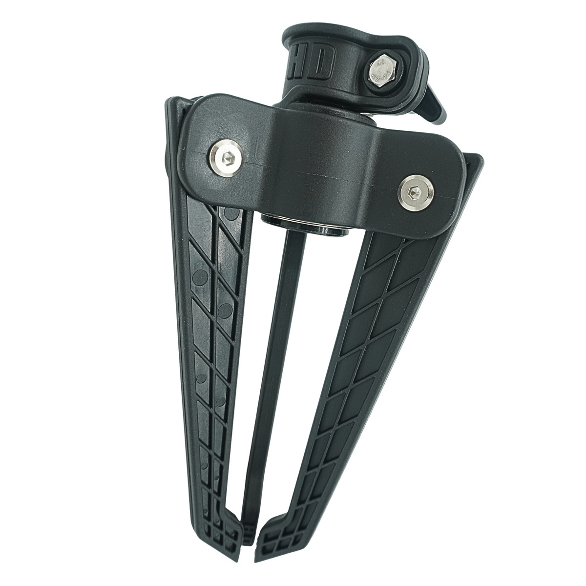 HD Ice Tripod folded for compact storage and transport