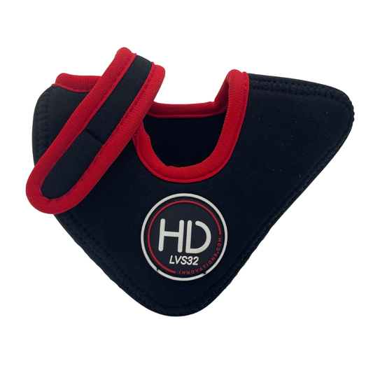Front view of the HDI Neoprene Transducer Cover for the LVS32