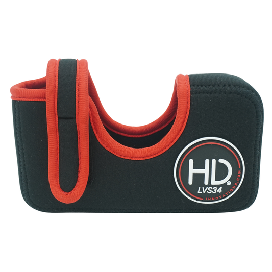 Front view of the HDI Neoprene Transducer Cover for the LVS34