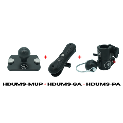 HDI UMS COMBO 6" ARM + POLE ADAPTER + MULTI USE PLATE (HDUMS-MUP-6A)