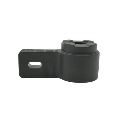 HDI ActiveTarget 2XL transducer mount adapter shown from a low side angle.