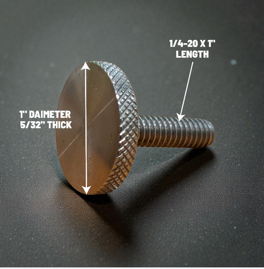 Stainless Steel 1/4-20 x 1" Thumbscrew (LARMAC)